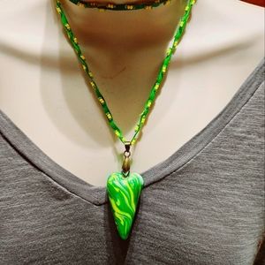 Handmade Polymer Clay Necklace